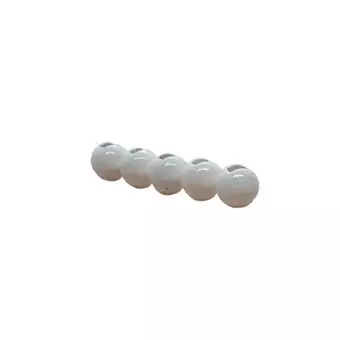 Medium Slotted Tungsten Beads White 2,5mm - Perhokuulat - 3973813587556 - 1