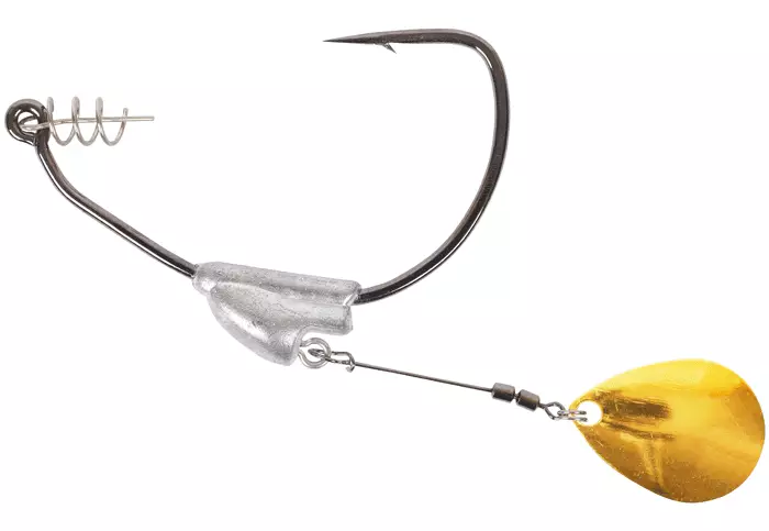 Owner Flashy Swimmer Gold Colorado 1/0 3,5g 2kpl - Krokar för spinnfiske - 4953873018176 - 1