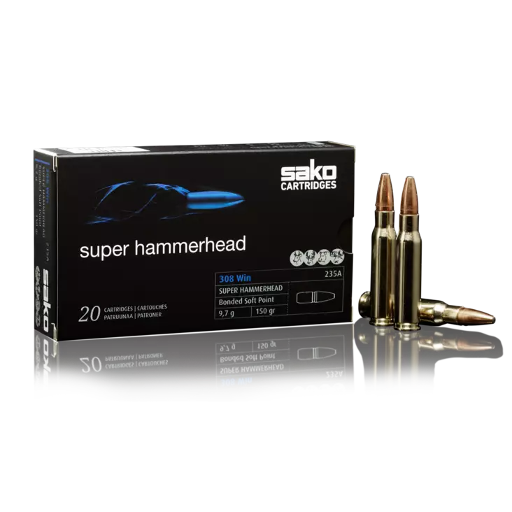 Sako .308 Win 9,7g Super Hammerhead 20kpl - Kaliiperi .308 Win - 6438053999486 - 0