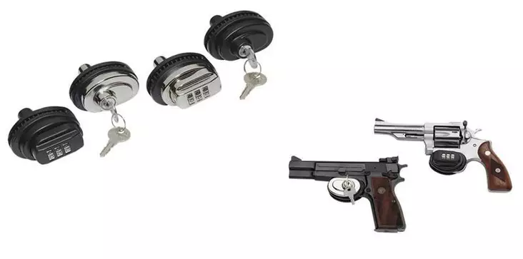 Securecase Liipasinkaarilukko Numerolukolla - Aseen säilytys - 3970473180066 - 1