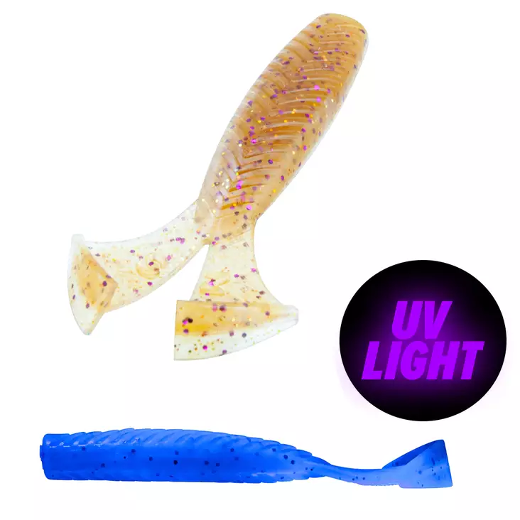 SZ NATC Sir Beaver 4-pack UV Sparkle Bug - Ned- och Creaturebeten - 7340031020466 - 0