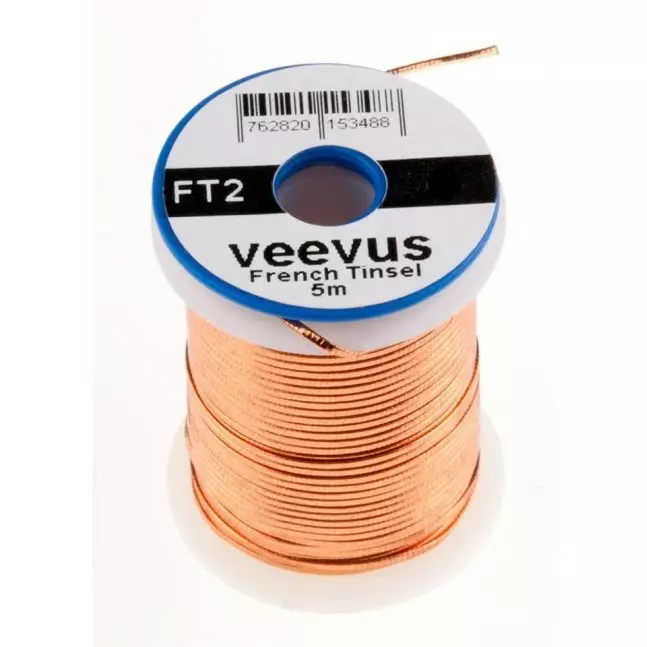 Veevus French Tinsel copper Small - Trådar - 762820153426 - 1