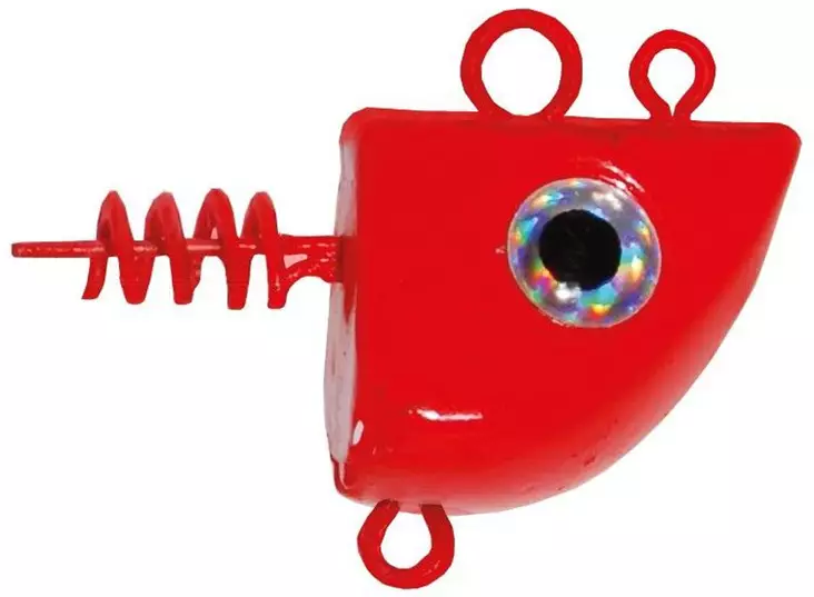 Wiggler Trac Head 30g 2st Red - Tyngder och jiggskallar för vertikalfiske - 7340010383636 - 1