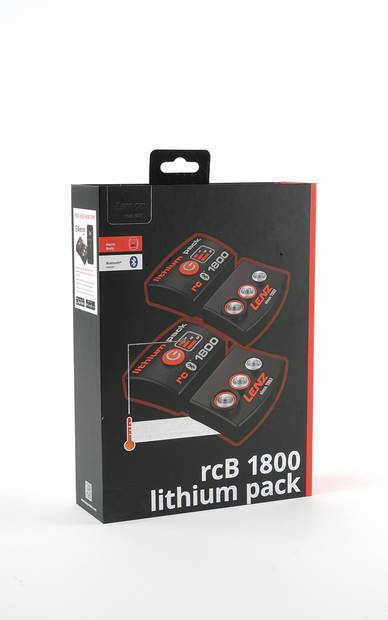 Lenz Lithium Pack rcB 1800 Batteri + laddare - Batteridrivna värmekläder - 9006729013407 - 1