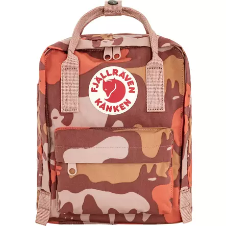 Kånken Graphics Mini Chalk Rose-Hidden Animals - Fjällräven reput ja laukut - 7323451155727 - 1