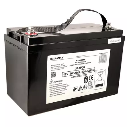 Ultramax LiFePO akku 12V 100Ah - Veneakut ja laturit - 5036446818287 - 1