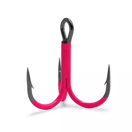 VMC 4551 UV Pink Round 1X 4 6pcs - Heittokalastus koukut - 3359220873077 - 1