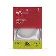 SA Mastery Trout Leader 9' 0X 0,28mm - Färdiga tafsar - 840309145947 - 1