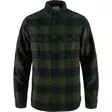 Fjällräven Övik Heavy Flannel Shirt M M Deep Forest-Dark Navy - Kauluspaidat - 7323451063107 - 1