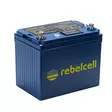 Rebelcell Li-Ion akku, 12V50A (632 Wh). Paino n. 3,9kg. Jännite/varausnäyttö - Veneakut ja laturit - 7106623691977 - 1