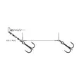 Savage Gear Spin Rigs #3/0 16cm 0,70mm 2-pack Stinger - Riggar och och småplock för gäddjiggar - 5706301015587 - 1
