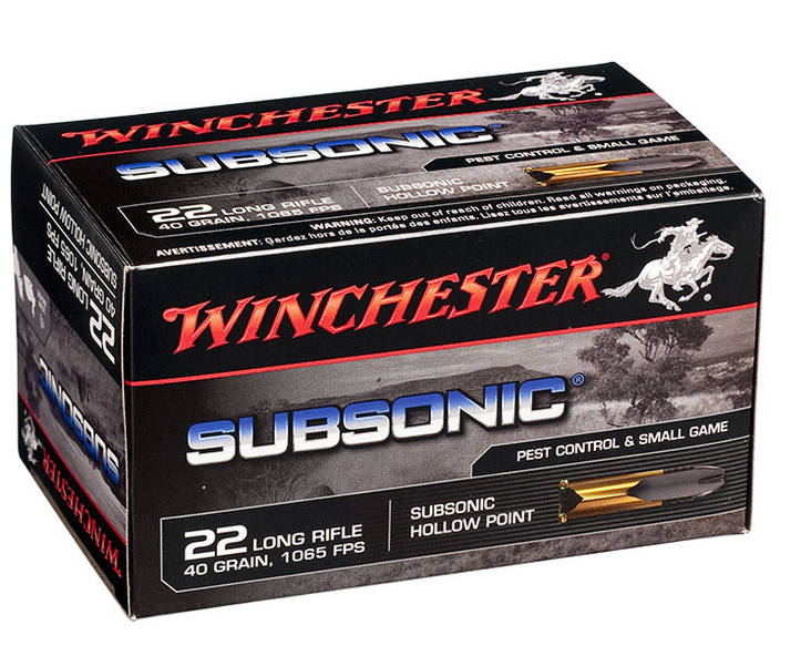 Winchester .22 WMR Subsonicc 45gr Hp 50st - 22 WMR - 9322022001607 - 1