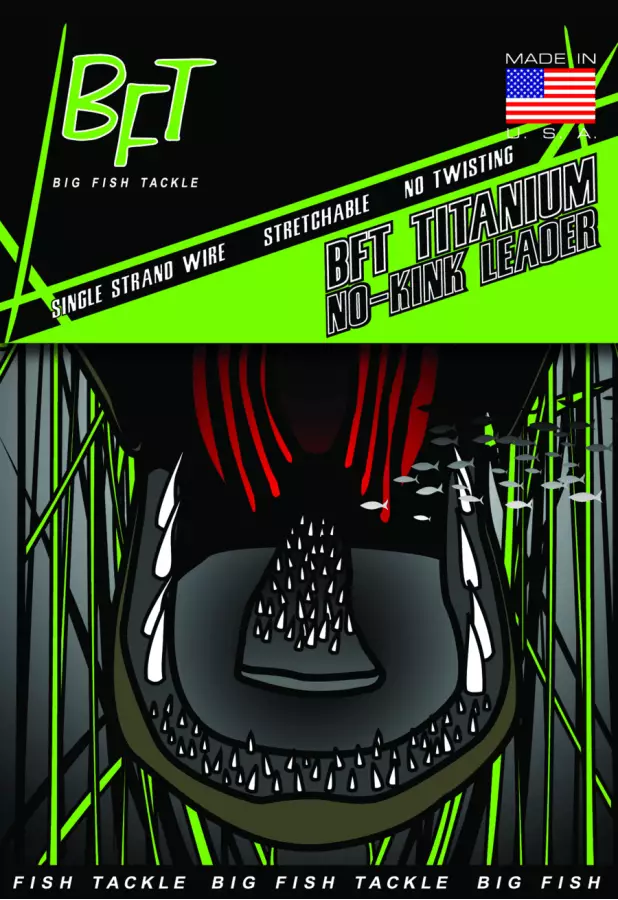 BFT Titanium No-Kink leader Single-strand 75lb - Perukesiimat ja holkit - 7340029402397 - 1
