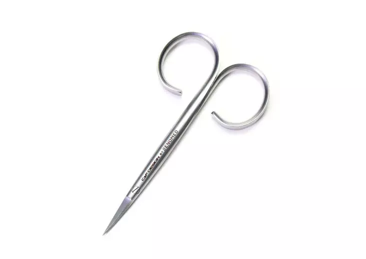 C&F Design Tying Scissors Curved (Ts-1) - Perhonsidontatyökalut - 4560111385237 - 1