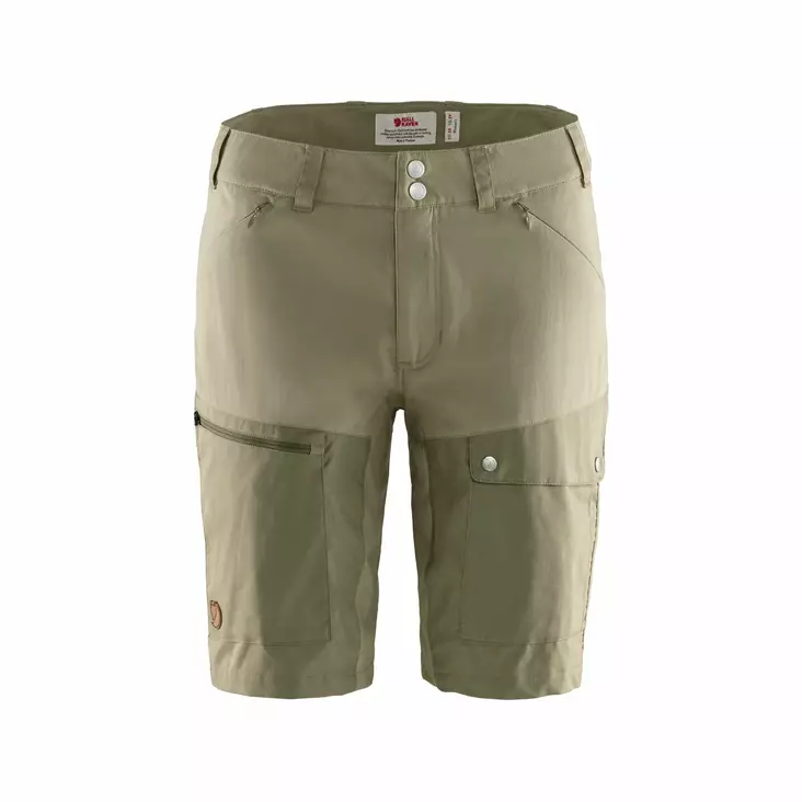 Fjällräven Abisko Midsummer Shorts W Savanna-Light Olive 36 - Ulkoilushortsit - 7323450600037 - 1