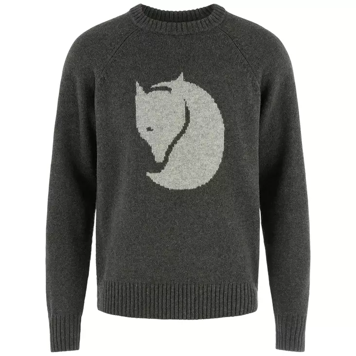 Fjällräven Logo Knit Sweater M L Deep Forest - Villapaidat ja neuleet - 7323451199547 - 1