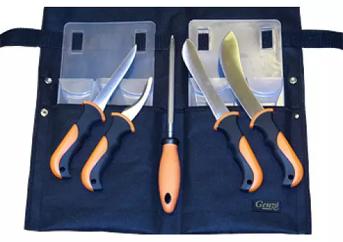 Genzo Lihankäsittelysettti - Puukot, kirveet ja teroittimet - 7350009989527 - 1