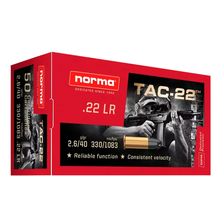 Norma TAC-22 .22 LR 50st - .22LR - 4000294250927 - 1