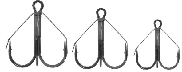 Origin Weedless Treble Hook 2/0 5kpl - Heittokalastus koukut - 7332933000127 - 1