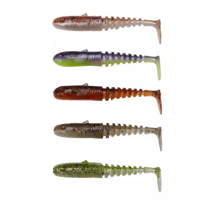 Savage Gear Gobster Shad 7,5cm 5g 5kpl Clear Water Mix - Jiggar och jiggskallar - 5706301769527 - 1