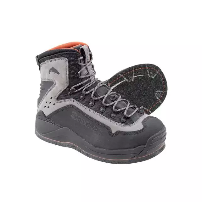 Simms G3 Guide Boot Steel Grey Felt 10 - Vadarkängor - 694264395417 - 1