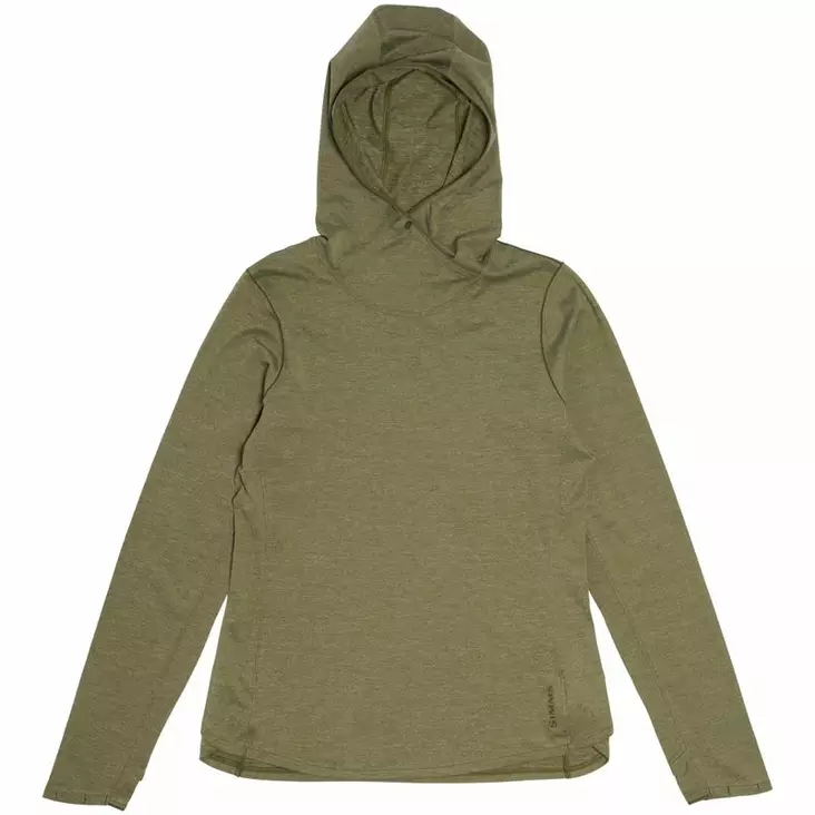 Simms Women's Bugstopper Solarflex Hoody Loden Heater XS - Fleecet ja hupparit - 694264708637 - 1