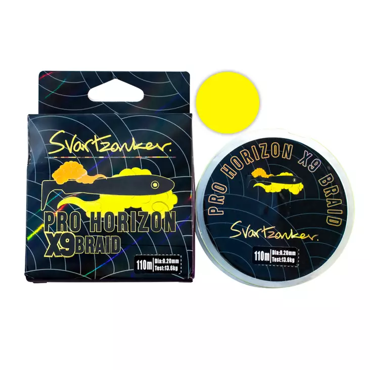 SZ Pro Horizon X9 Braid 110m 0,12mm Yellow - Kuitusiimat - 7340031023597 - 1