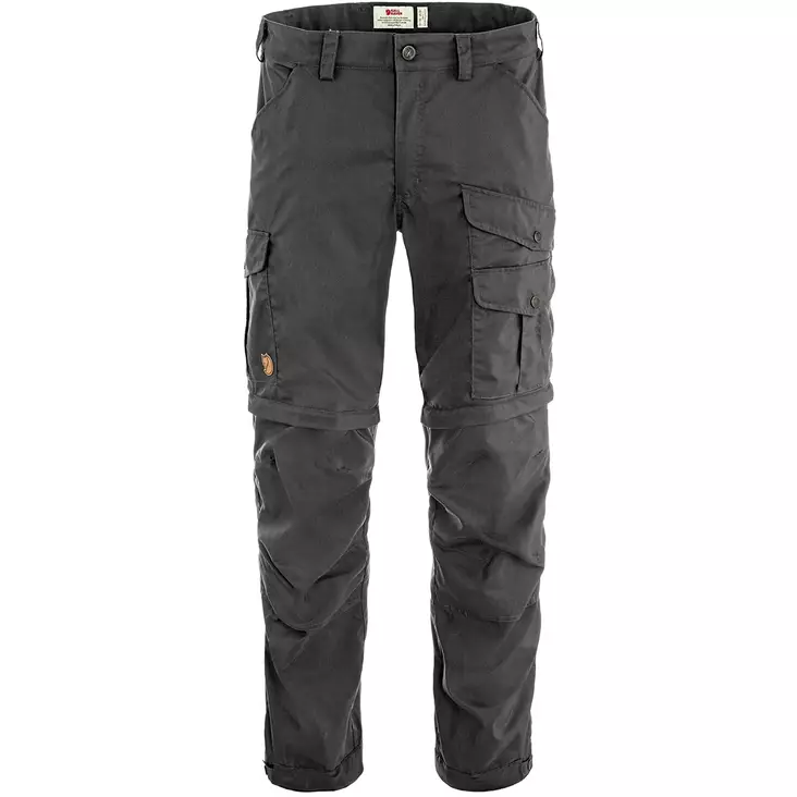 Vidda Pro Lite Zip-Off Trs M Dark Grey - Miesten Fjällräven housut - 7323451145797 - 1
