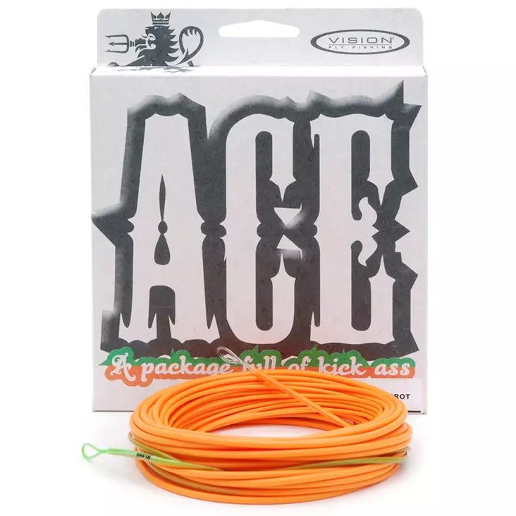 Vision Ace Shooting Head 34g/523gr 11,3m floating carrot - Vision kahdenkädensiimat - 6417512826617 - 2