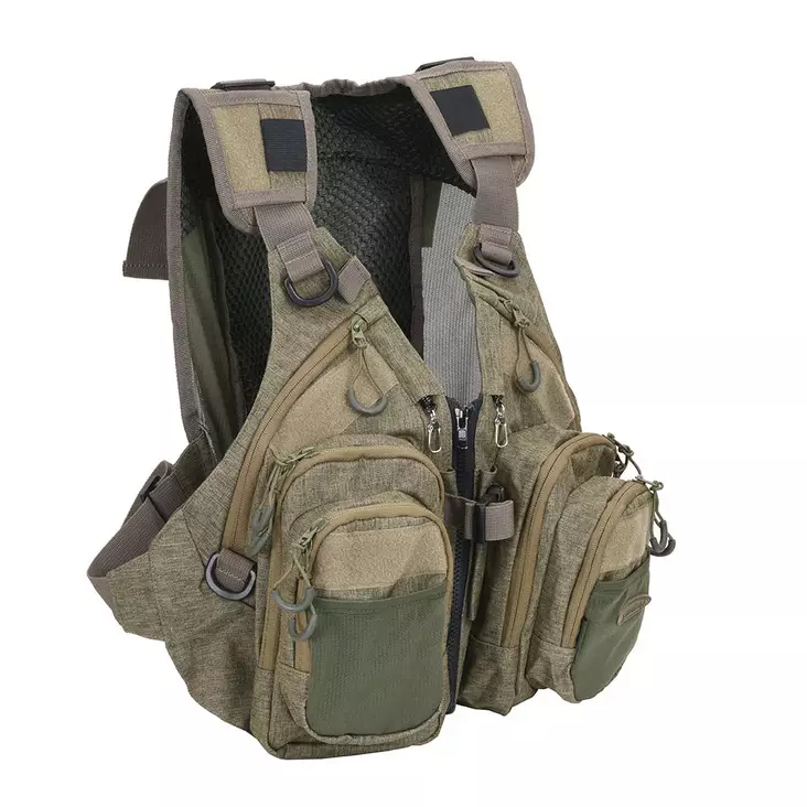Vision Mega Bra Chest Pack Nutria - Perhokalastuslaukut, liivit ja vyöt - 6417512850377 - 1