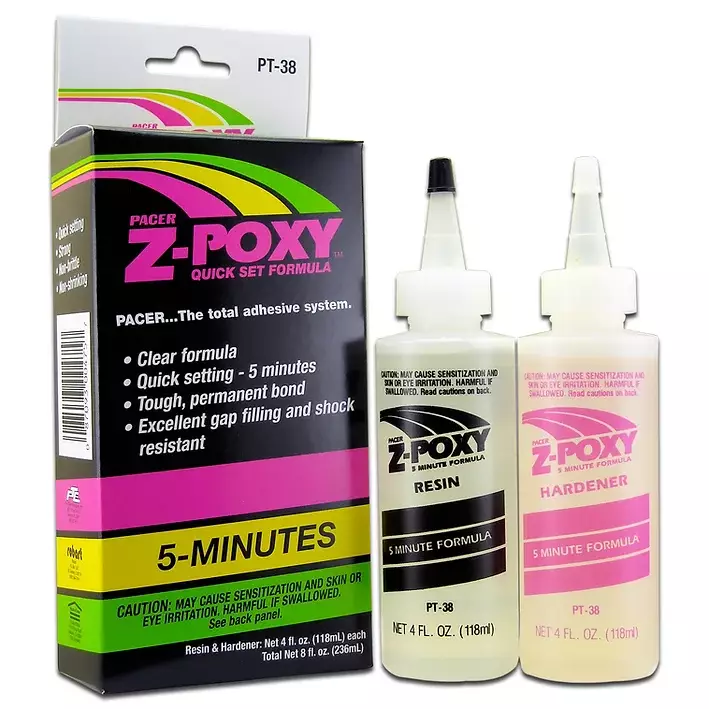 ZAP Z-Poxy 5-minute formula 237ml - Lakkaa ja epoxy - 087093004757 - 1