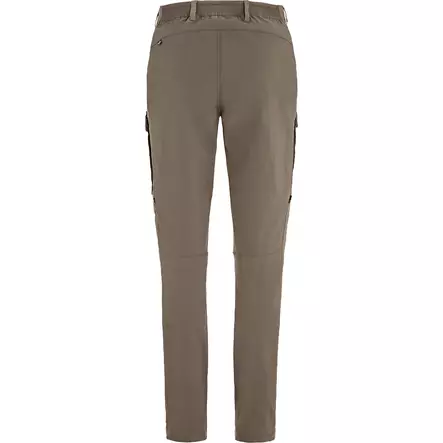 Fjällräven Abisko Hybrid Trail Trs W36/R Suede Brown - Naisten Fjällräven housut - 7323451161988 - 2