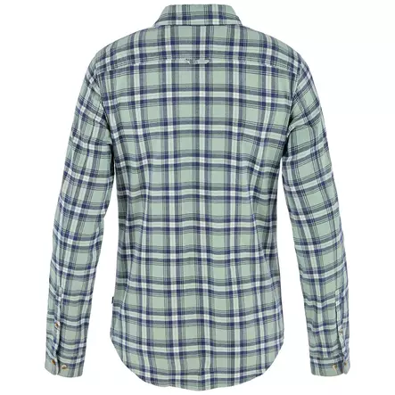 Fjällräven Övik Flannel Shirt W L Misty Green Eggshell - Kauluspaidat - 7323451210358 - 2