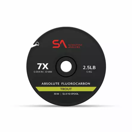 Scientific Anglers Absolute Fluorocarbon Trout Tippet 30m 0X (0,28mm) - Perhokalastus perukesiimat - 840309135528 - 1