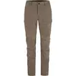 Fjällräven Abisko Hybrid Trail Trs W36/R Suede Brown - Naisten Fjällräven housut - 7323451161988 - 1