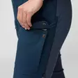 Fjällräven Abisko Hybrid Trail Trs W36/R Suede Brown - Naisten Fjällräven housut - 7323451161988 - 9