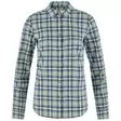 Fjällräven Övik Flannel Shirt W L Misty Green Eggshell - Kauluspaidat - 7323451210358 - 1