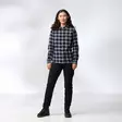 Fjällräven Övik Flannel Shirt W L Misty Green Eggshell - Kauluspaidat - 7323451210358 - 9