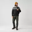 Fjällräven Övik Knit Sweater M Dark Grey-Grey S - Villapaidat ja neuleet - 7323450794088 - 3