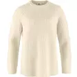 Fjällräven Övik Rib Sweater W S Chalk White - Villapaidat ja neuleet - 7323451060458 - 1