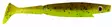 Piglet Shad 8,5cm 4g C020 Brown Chartreuse - Jigit - 7340029418718 - 1