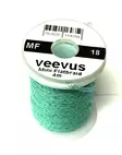 Veevus Mini Flat Braid Pearl Teal Blue MF18 - Perhonsidontalangat - 7628201693598 - 1