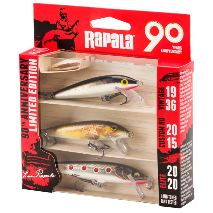 Rapala 90 Years Floater Small Naturistic - Wobblers - 022677373478 - 1