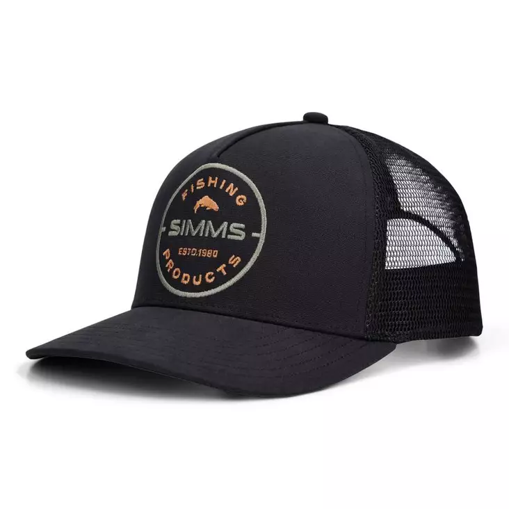 Simms Double Haul Trucker Black Rounder - Kepsar - 694264709788 - 1