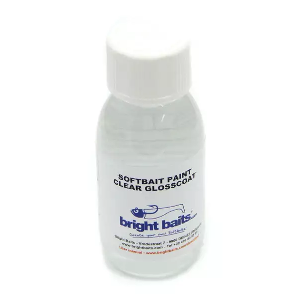 Bright Baits Liquid Plastic 1L Clear Glosscoat - Kynäruiskumaalit pehmovieheille - 3973264689988 - 1