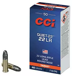 CCI .22LR Quiet Segmented Hp 2,6g 216 m/s 50st - .22LR - 076683009708 - 1