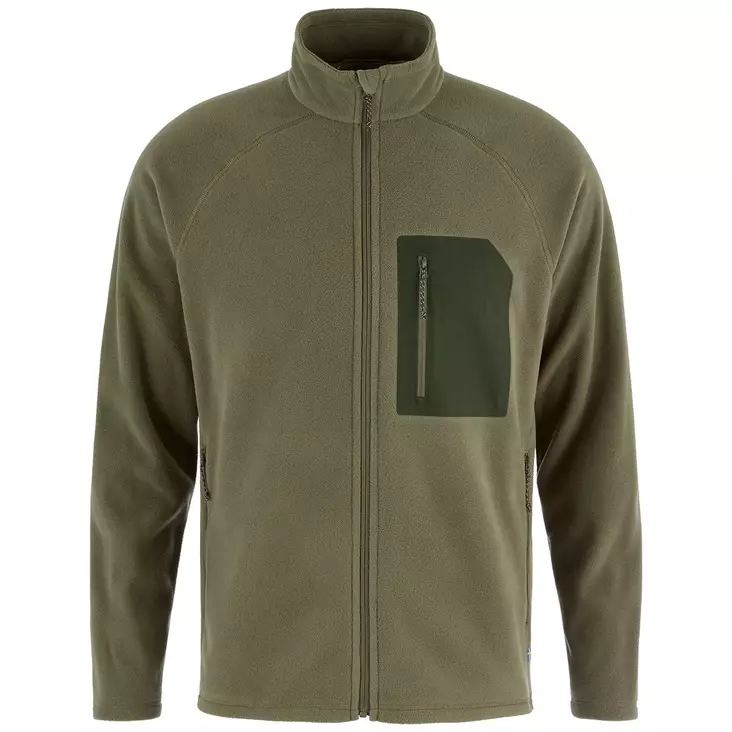 Fjällräven Kaipak Fleece M L Laurel Green-Deep Forest - Fleeces and Hoodies - 7323451198618 - 1