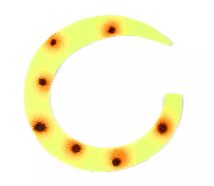 Fly Dressing Custom Wiggle Tails Slim 2kpl Atomic Pox - Gäddflugbindning - 7340009345478 - 1