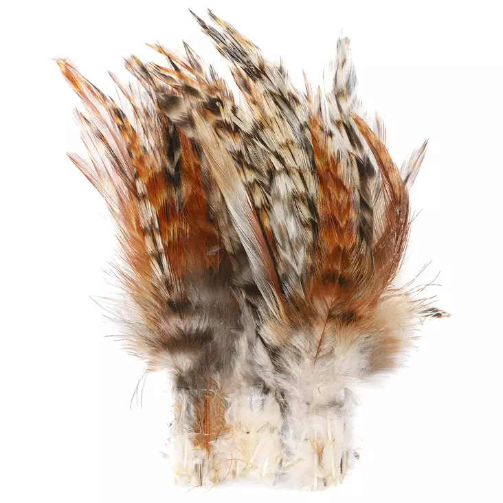 Flydressing Strung Neck Hackle Grizzly - Nackar - 7340009362758 - 1