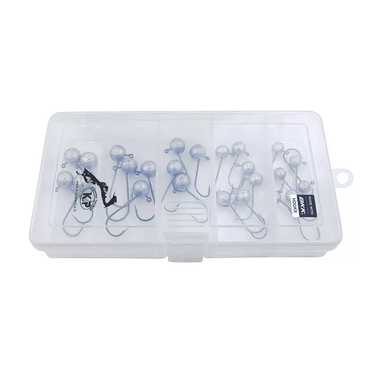 K.P Jighead Lajitelma Round 24kpl - Jigit ja jigipäät - 6438239089628 - 1